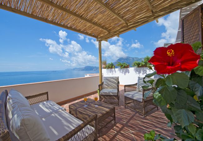 House in Praiano - Casa Sunset - Panoramic terrace overlooking Positano and Capri House in Praiano - Casa Sunset - Panoramic terrace overlooking Positano and Capri