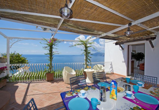 House in Praiano - Casa Sunset - Panoramic terrace overlooking Positano and Capri House in Praiano - Casa Sunset - Panoramic terrace overlooking Positano and Capri