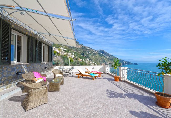  in Praiano - Casa La Ulivella - Large Terrace Overlooking the sea