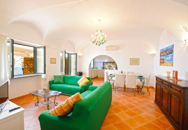 Villa in Praiano - Casa Alessia - Big terrace on the sea, ideal for large families