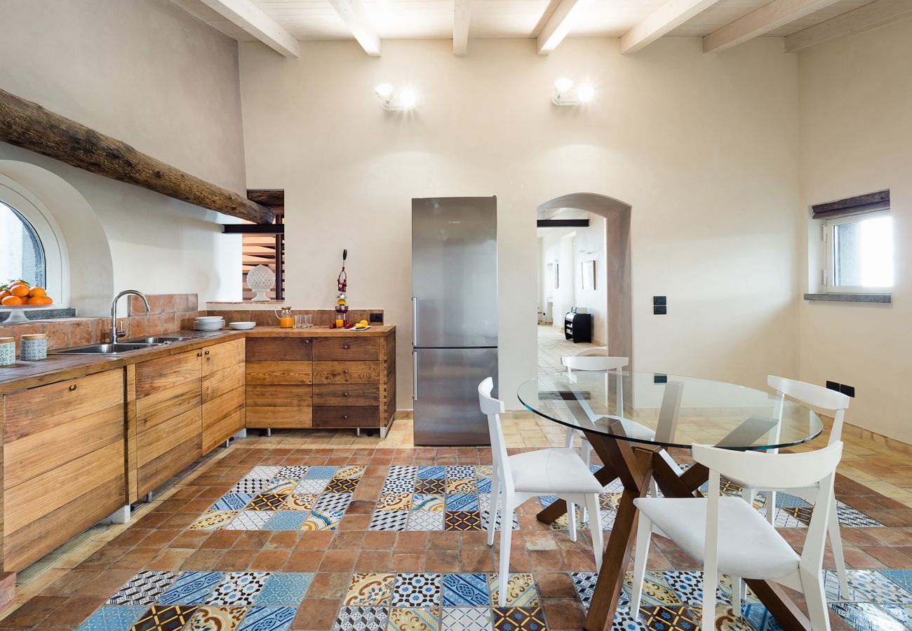 Villa in Zafferana Etnea - Villa with private pool, wellness and small football pitch