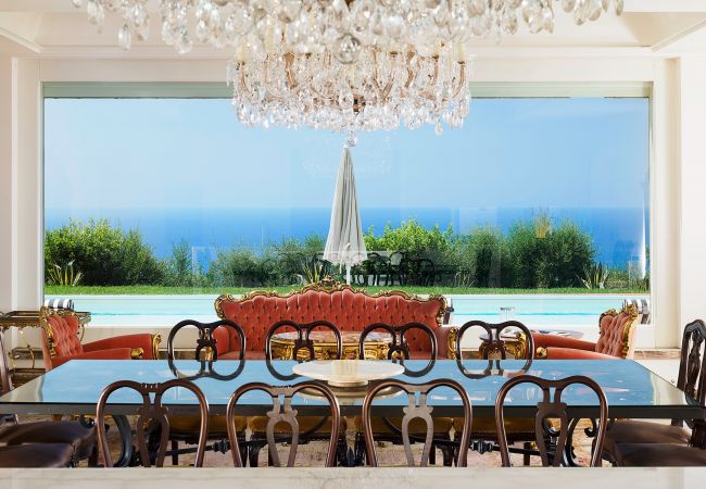 Villa in Capo d´Orlando - Luxury Villa with pool near Capo D'Orlando, with sea views towards the Aeolian Islands, Sicily. Villa in Capo d´Orlando - Luxury Villa with pool near Capo D'Orlando, with sea views towards the Aeolian Islands, Sicily.