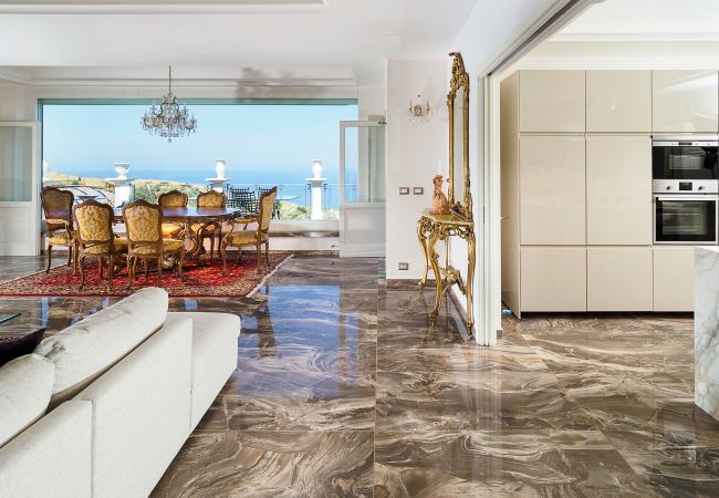 Villa in Capo d´Orlando - Luxury Villa with pool near Capo D'Orlando, with sea views towards the Aeolian Islands, Sicily. Villa in Capo d´Orlando - Luxury Villa with pool near Capo D'Orlando, with sea views towards the Aeolian Islands, Sicily.