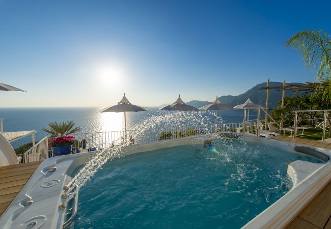 Villa in Praiano - Luxury Villa Malika - Breathtaking view of Capri and Positano